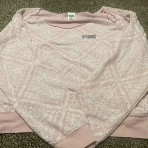 Offshoulder PINK pullover